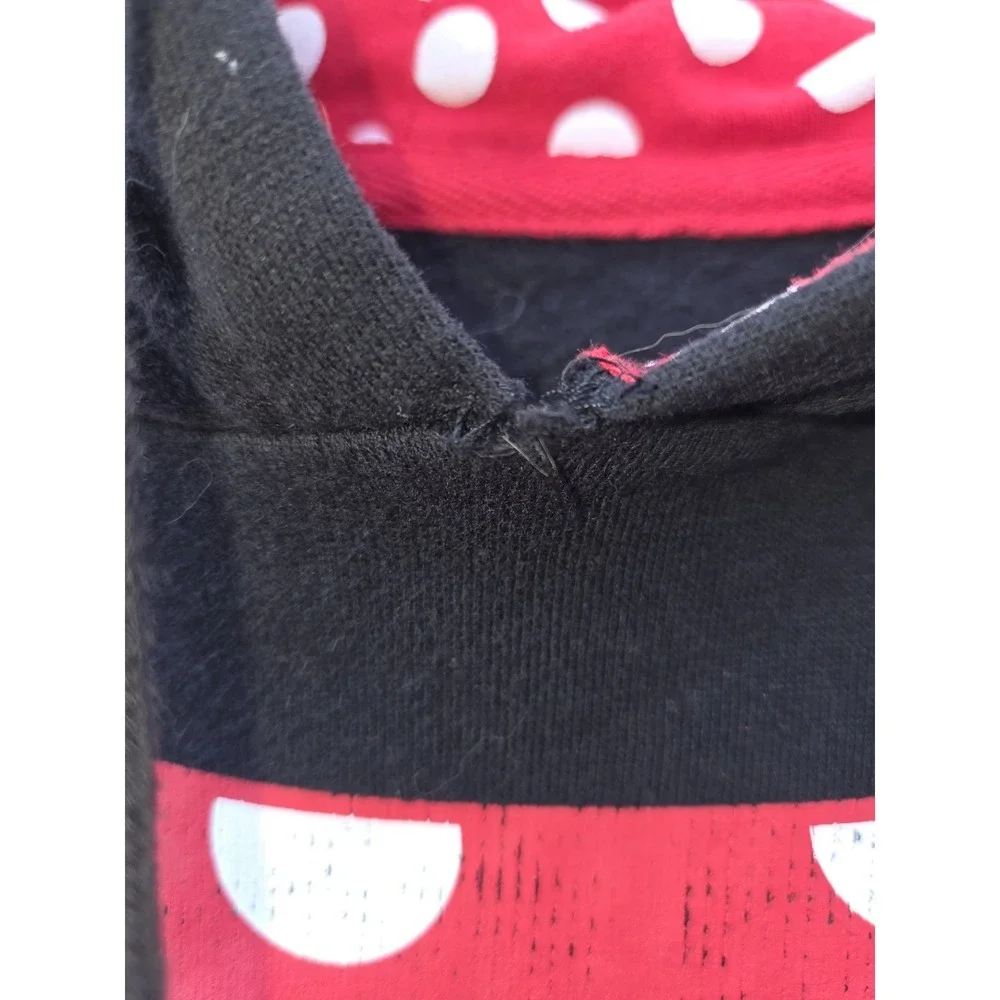 Disney Parks Authentic Mini Mouse Ears Hoodie Girls XS